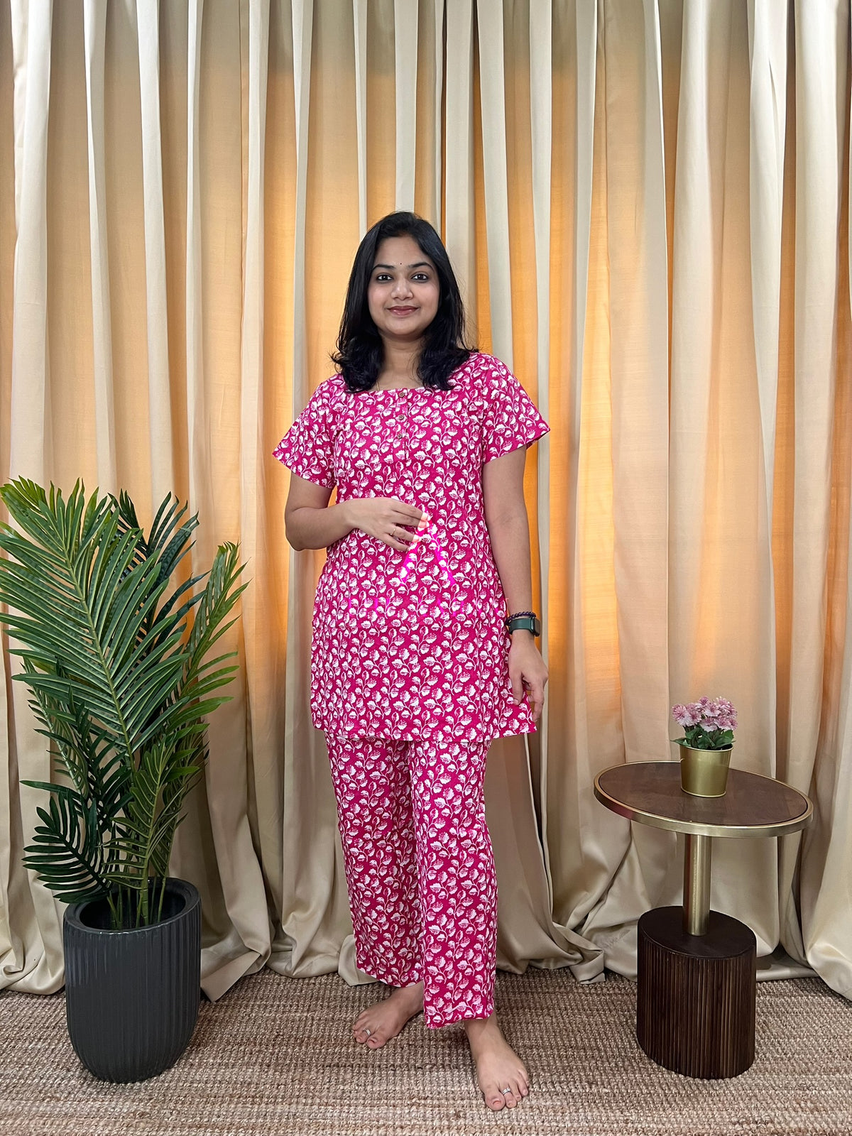 Fuchsia Bloom Co-Ord Set