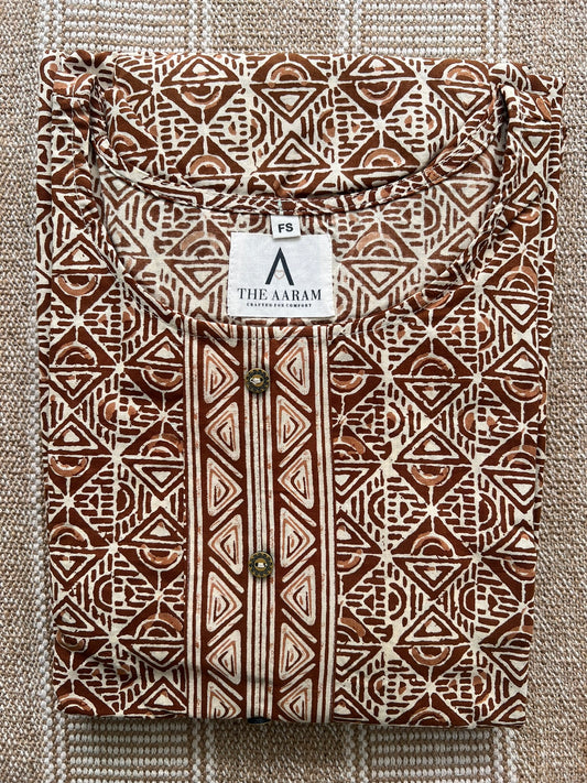 Cocoa Mosaic Comfort Maxi