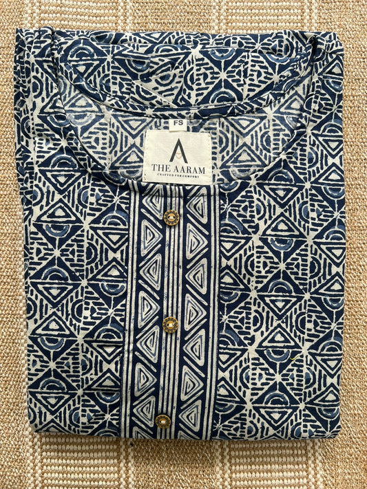 Indigo Mosaic Comfort Maxi