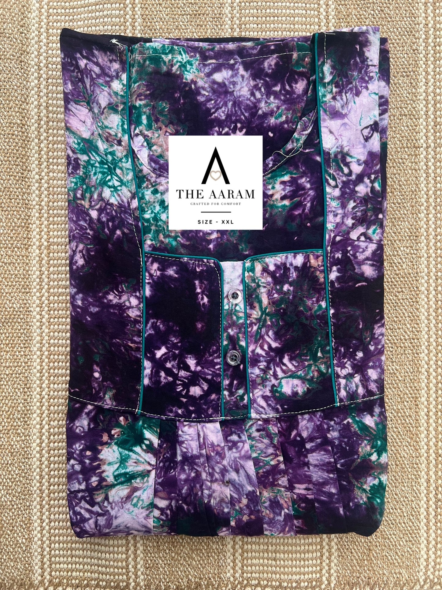 Shibori Cotton Nighty XXL – SCN01