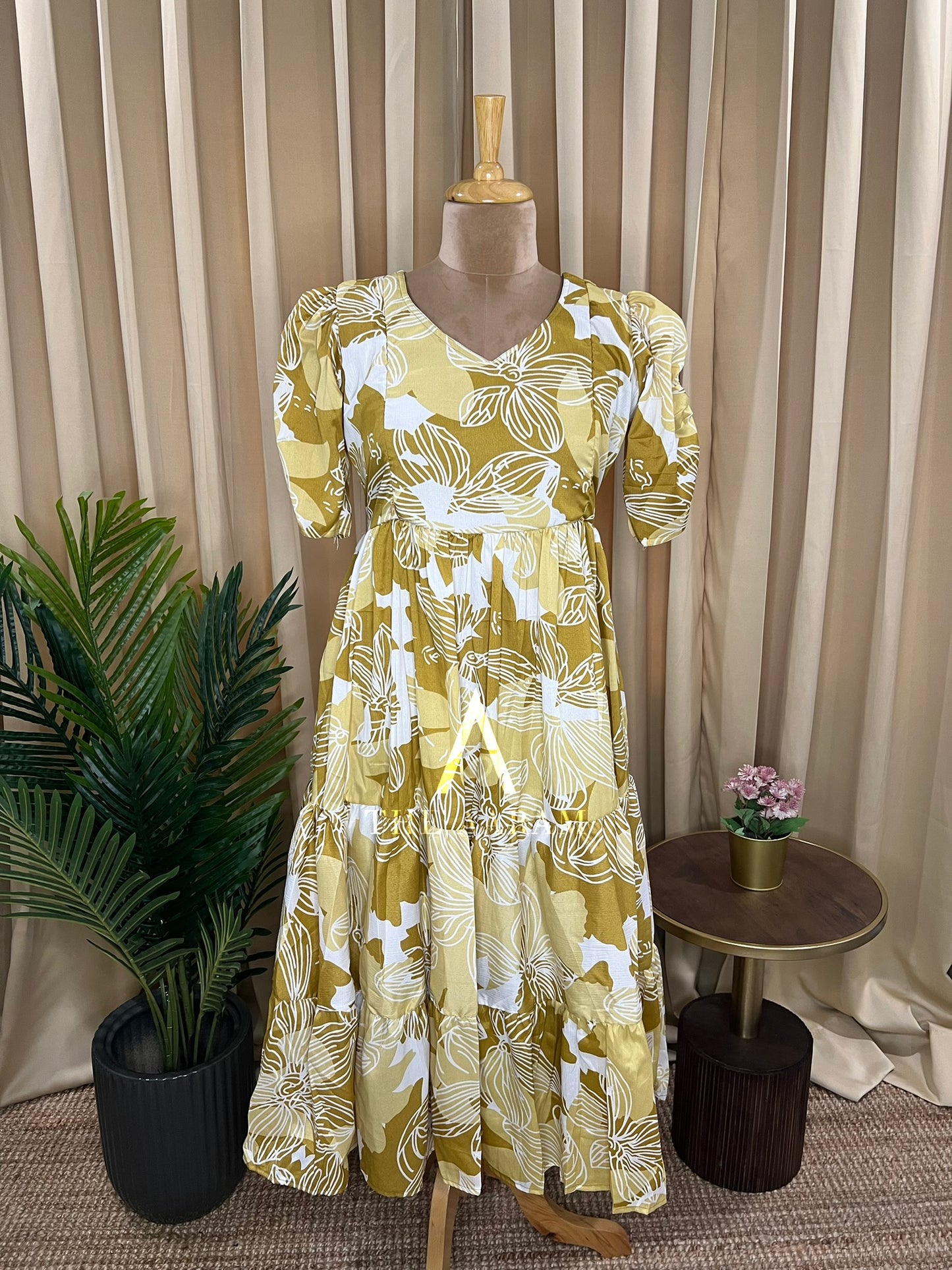 Delta Crepe Feeding Frock - 04