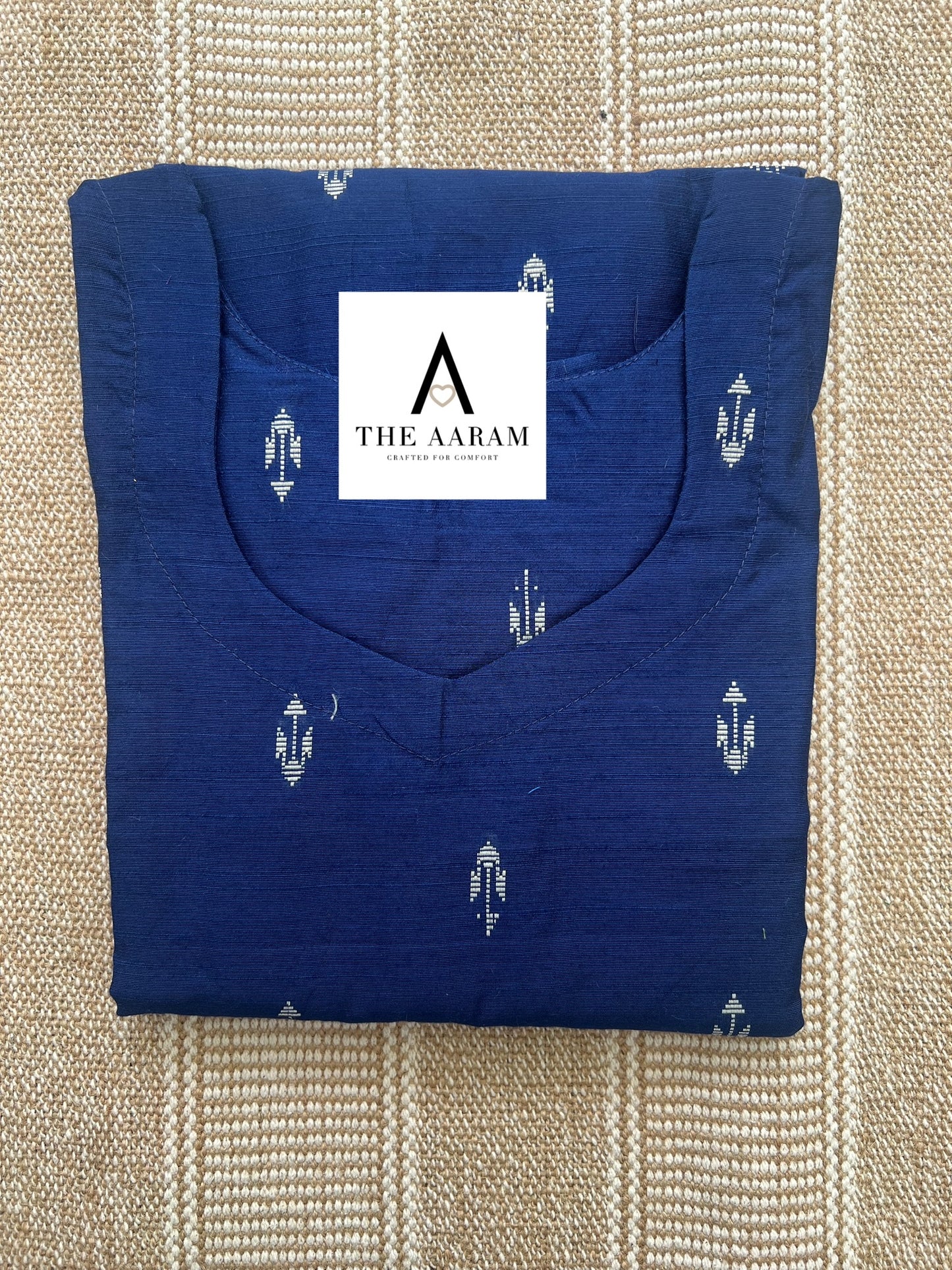 Raw Silk Straight-Cut Kurti - 07