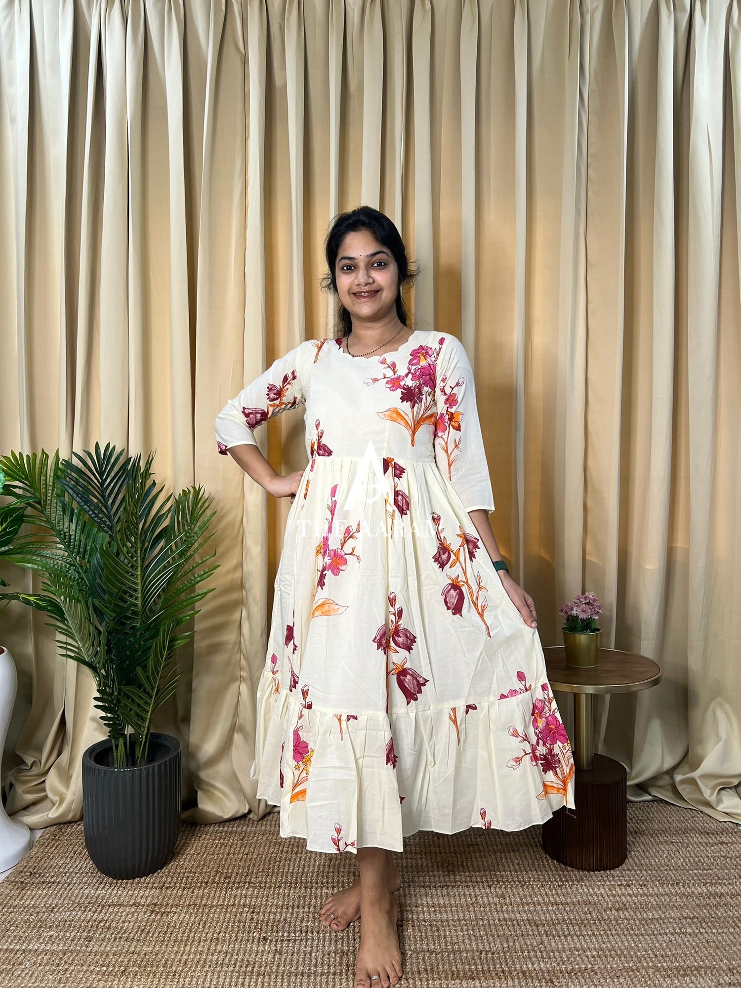 🌸 Mul Cotton Frill Frocks