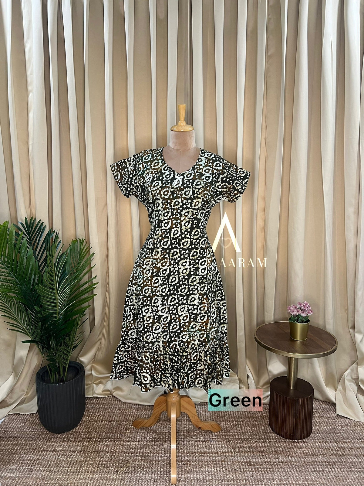 Multi Batik Cotton A-Line Frocks