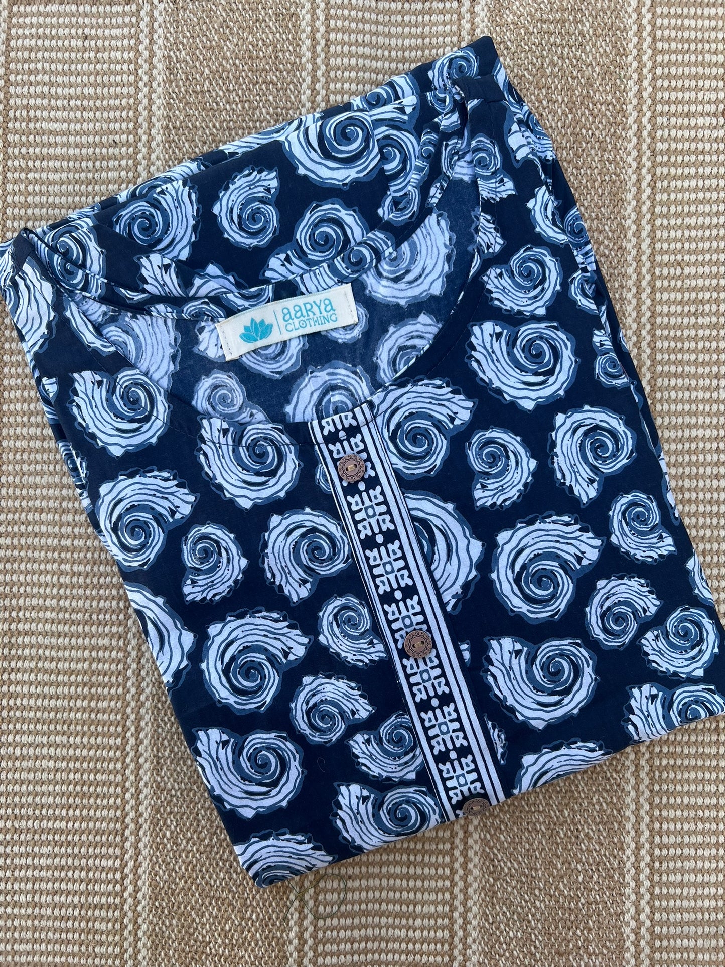 Blue Swirl Comfort Maxi