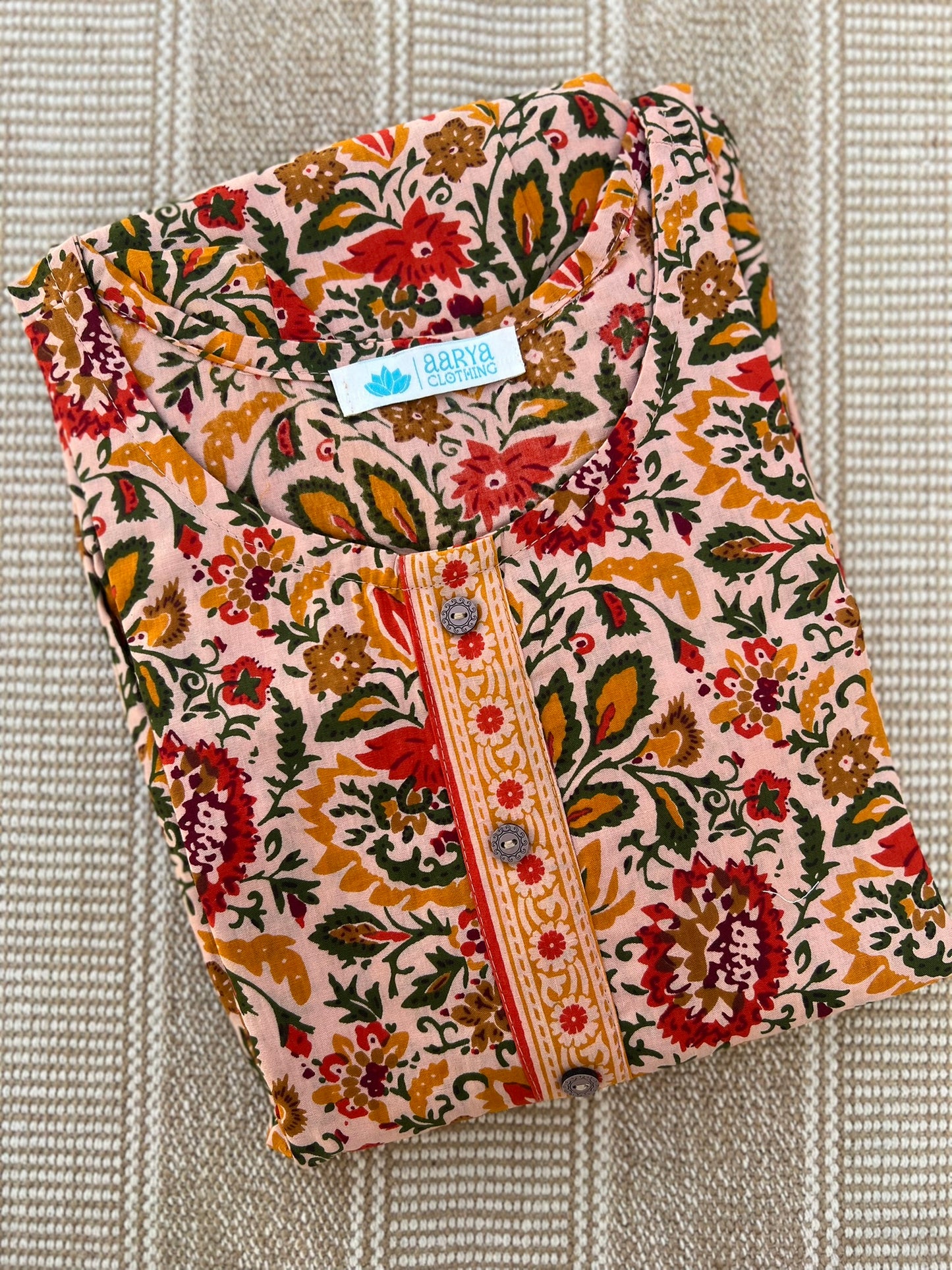 Peach Garden Comfort Maxi