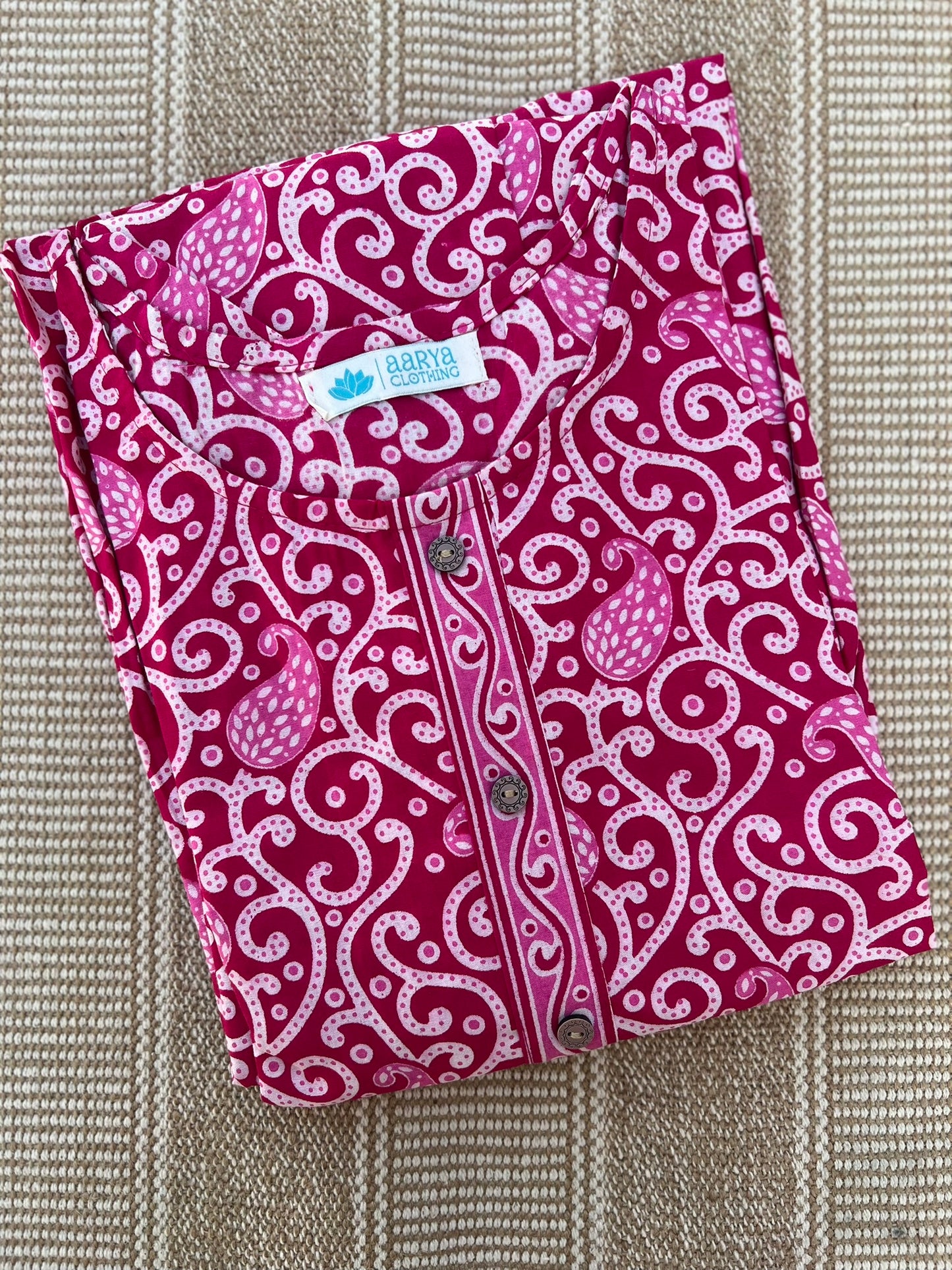 Pink Paisley Comfort Maxi