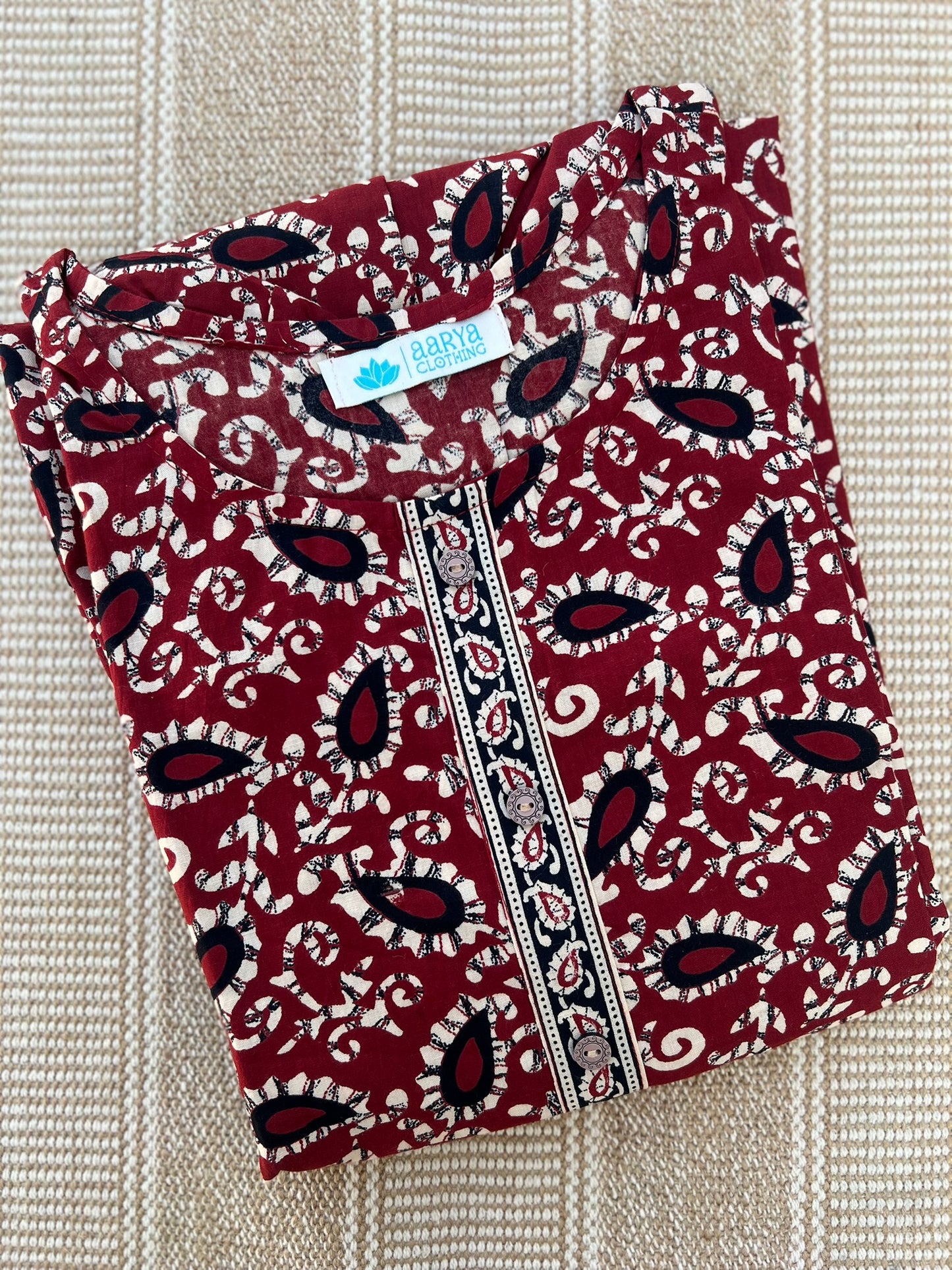 Maroon Comfort Maxi