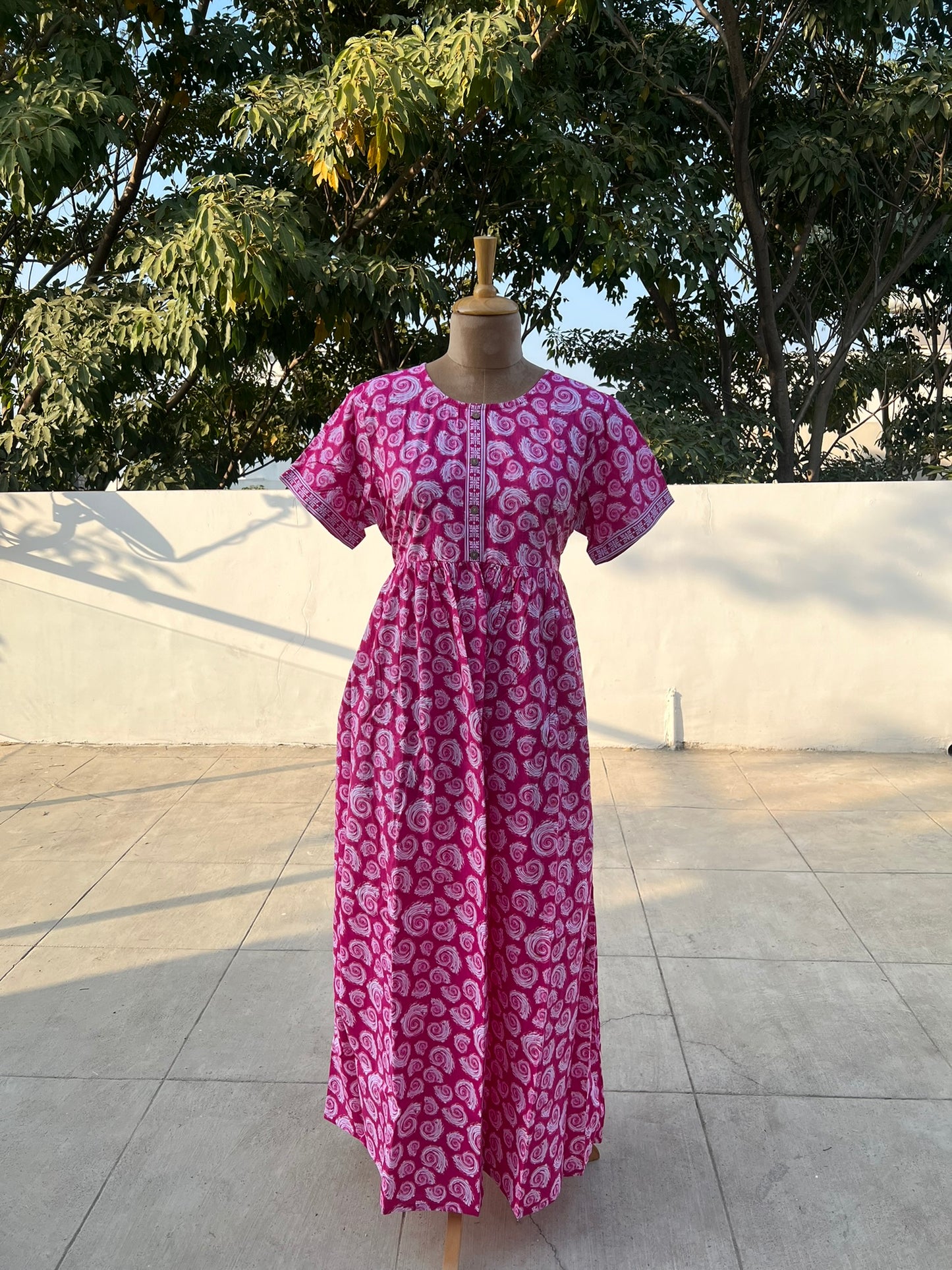 Pink Swirl Comfort Maxi