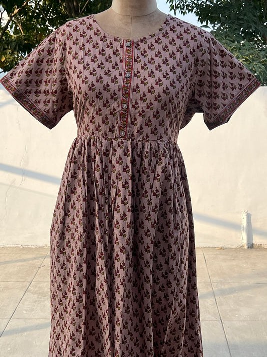 Free Size Frock Maxi - P2 - Mauve