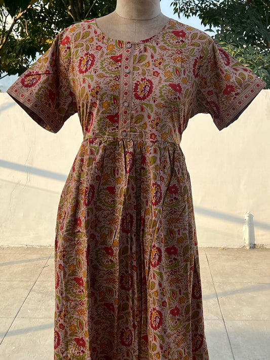 Free Size Frock Maxi - P3 - Light Mauve