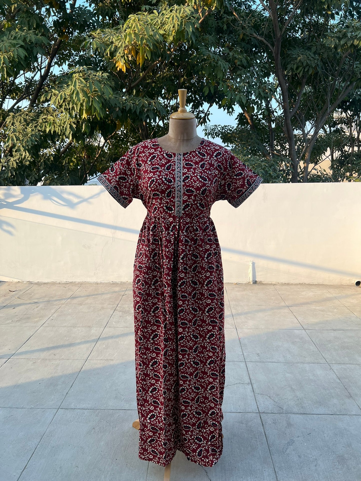 Maroon Comfort Maxi
