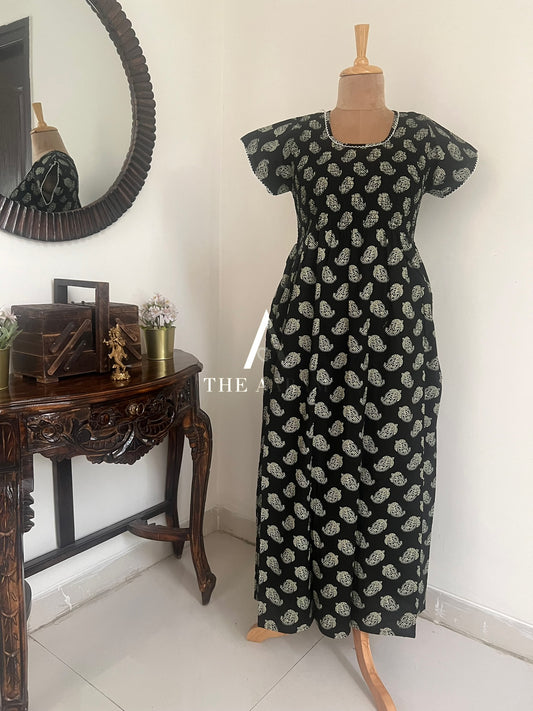 Smocked Cotton Nighty – SN18