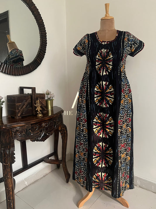 Smocked Cotton Nighty – SN30