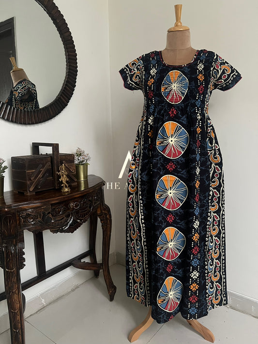 Smocked Cotton Nighty – SN36