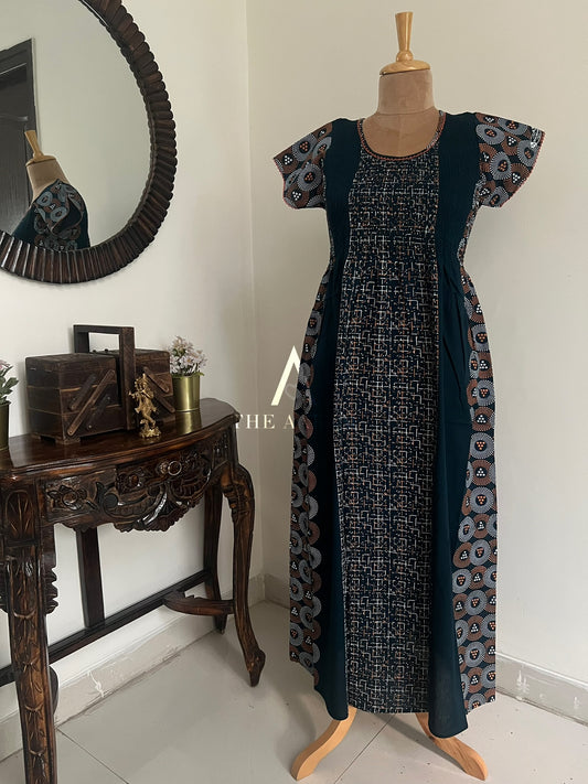 Smocked Cotton Nighty – SN49