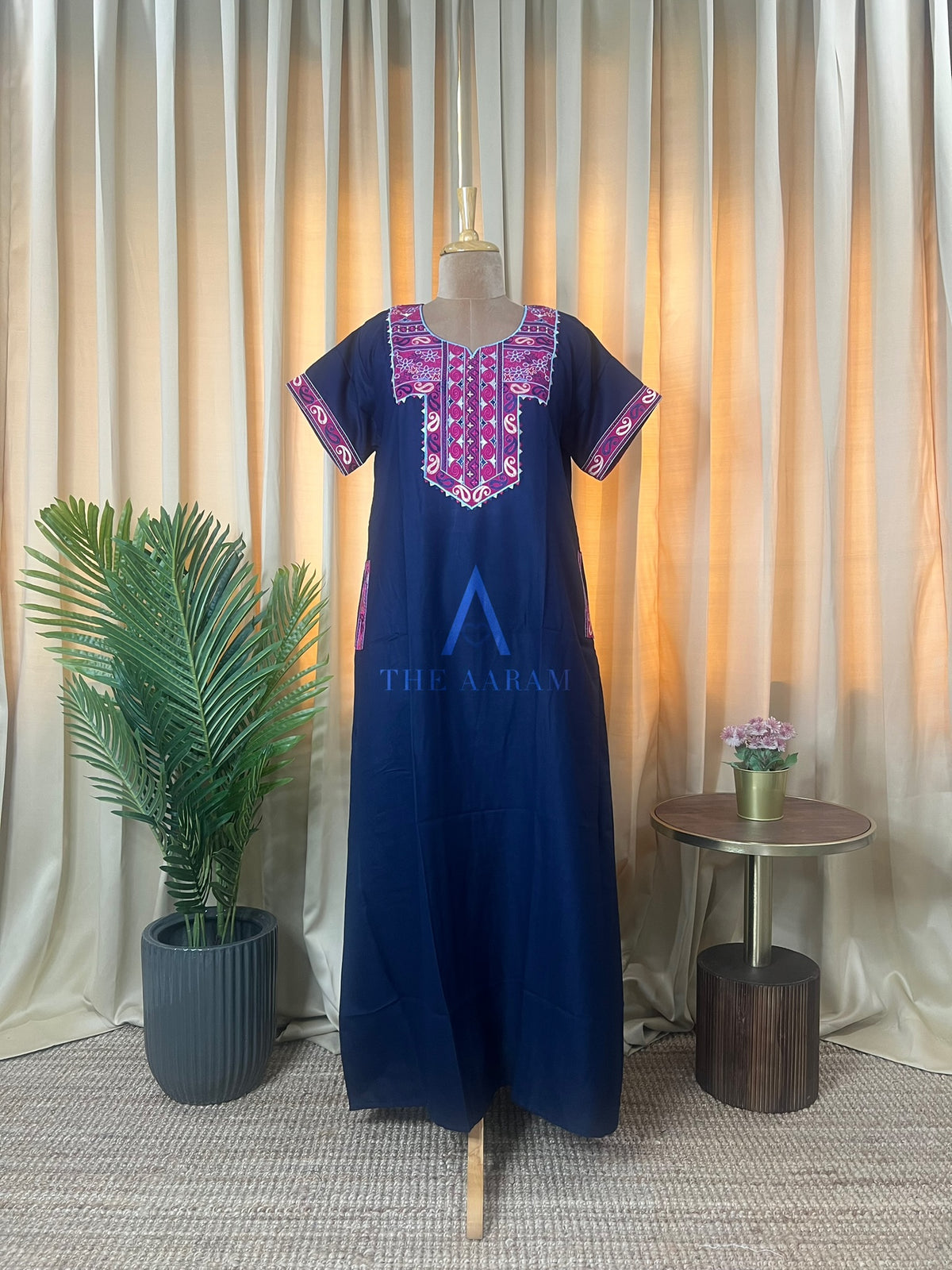 Rani Avantibai – Bhopali Embroidery Alpine A-Line Nighty
