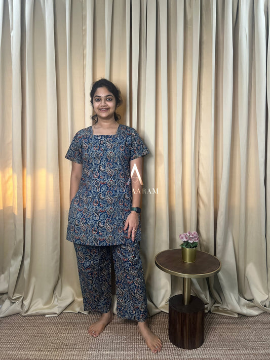 Indigo Paisley Co-Ord Set
