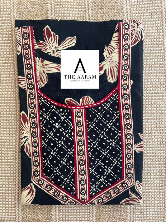 Cotton Embroidery Nighty XL - 14