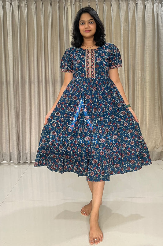 Midnight Bloom Feeding Frill Frock