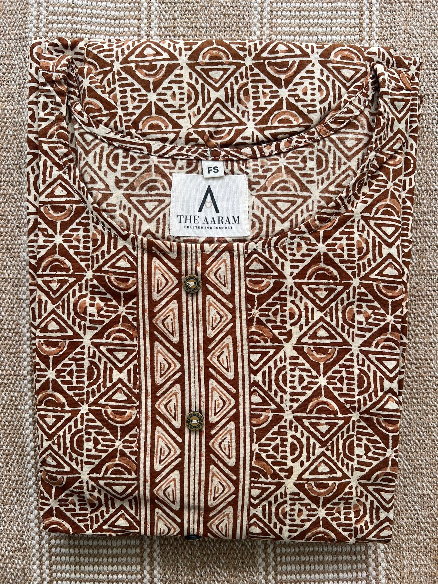 Cocoa Mosaic Comfort Maxi