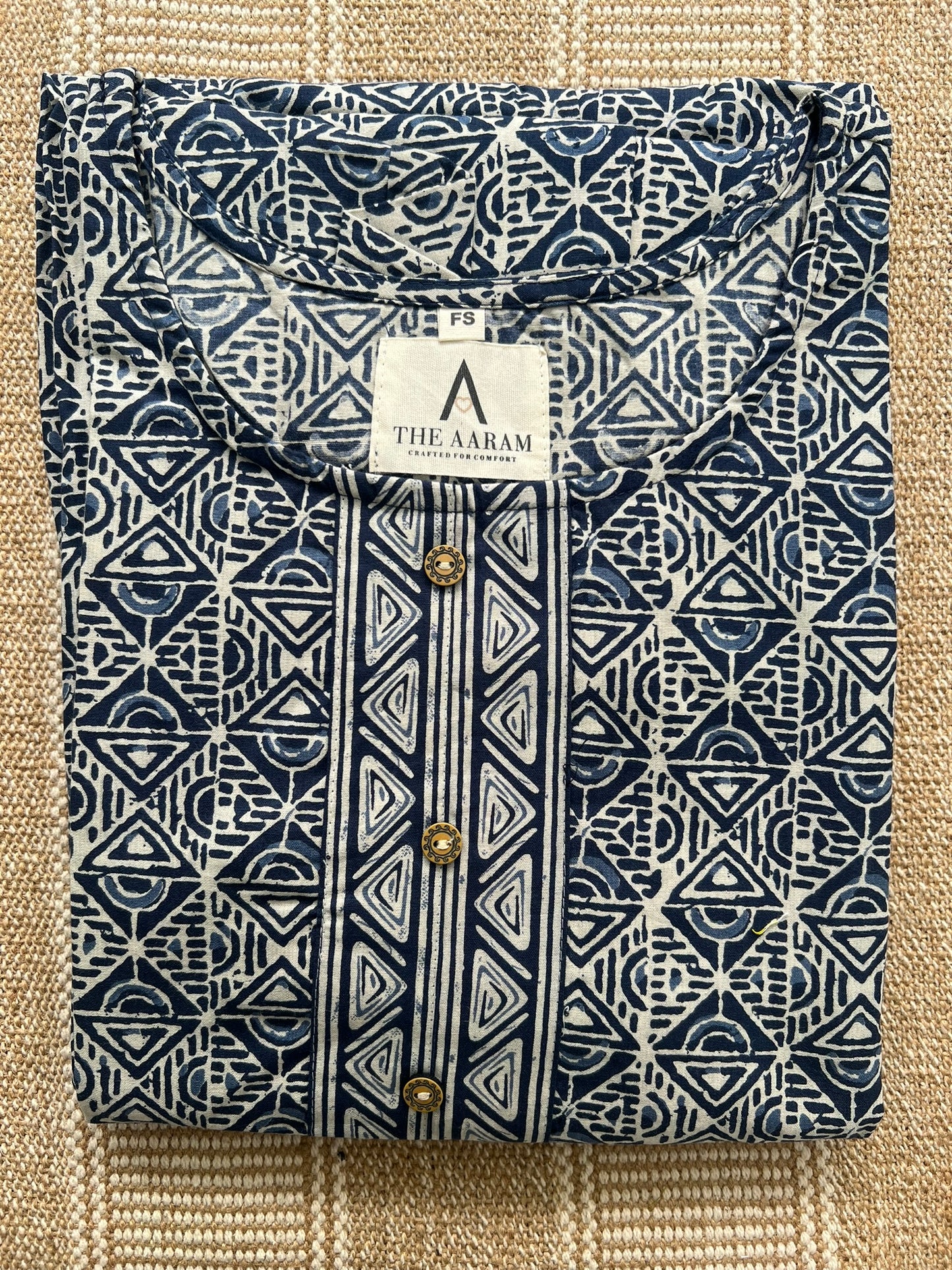 Indigo Mosaic Comfort Maxi