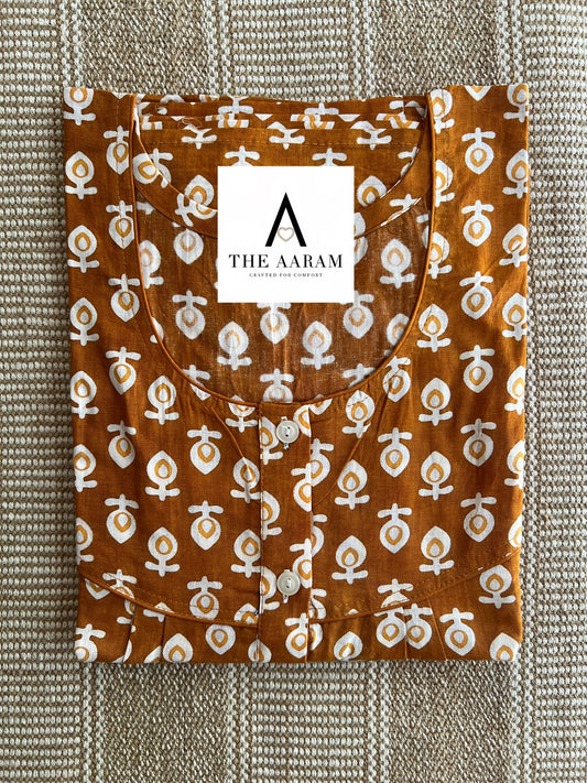 Cotton Midi Nighty XL -09