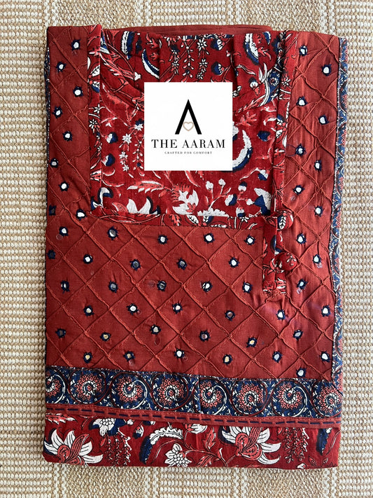 Cotton Mirror-Work Nighty XL - 69