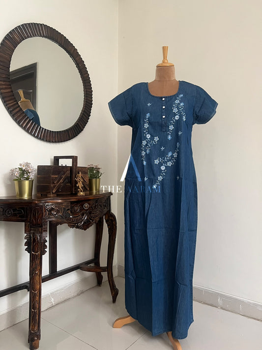 Denim Comfort Nighty - 10