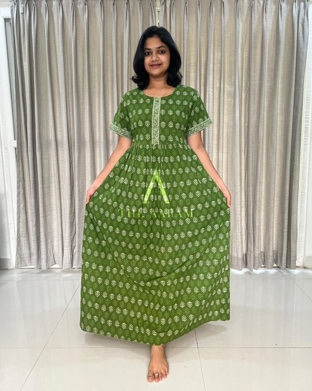 Olive Green Comfort Maxi