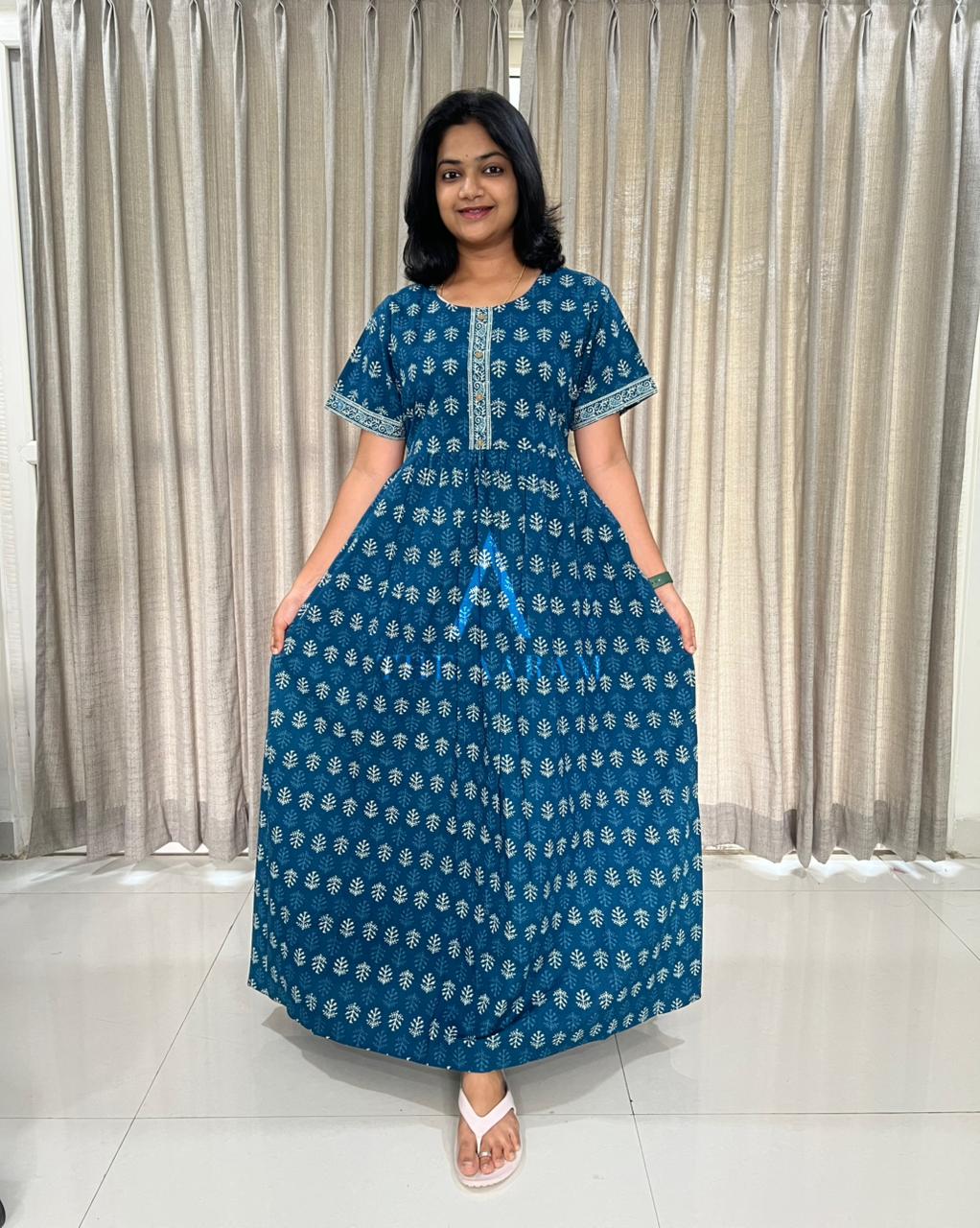 Teal Blue Comfort Maxi