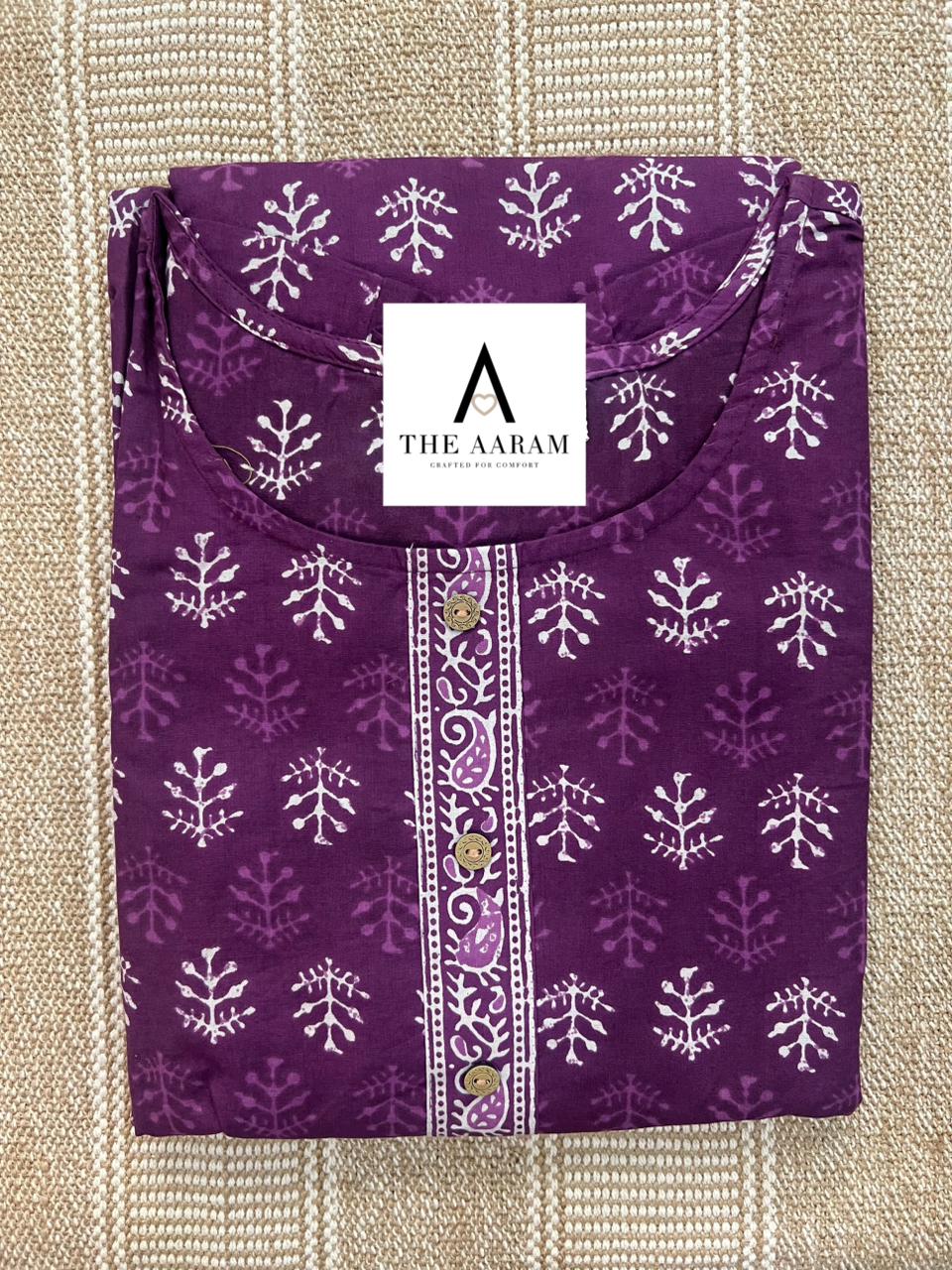 Wine Purple Comfort Maxi