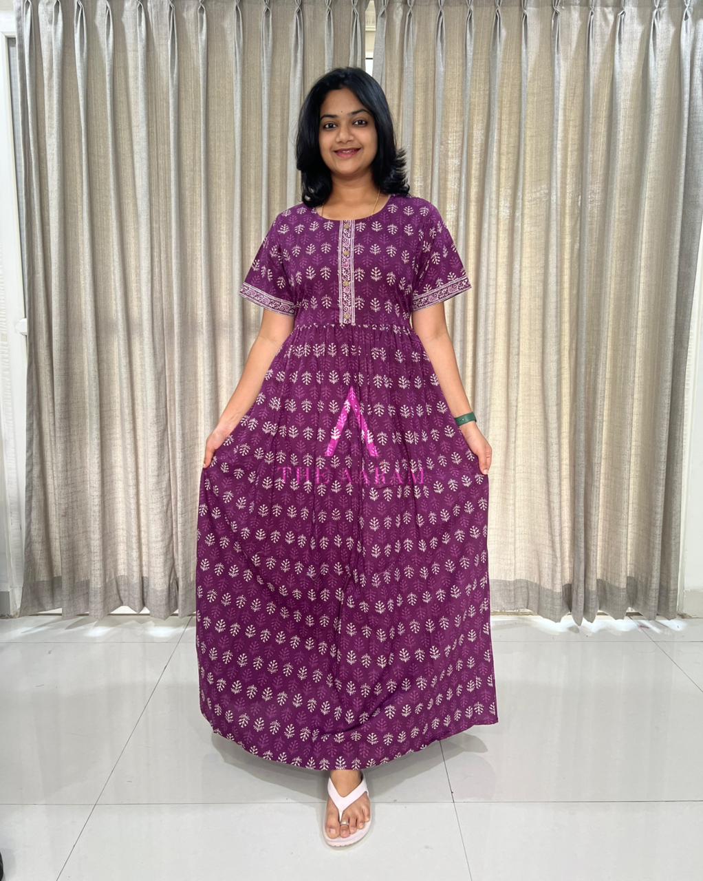 Wine Purple Comfort Maxi