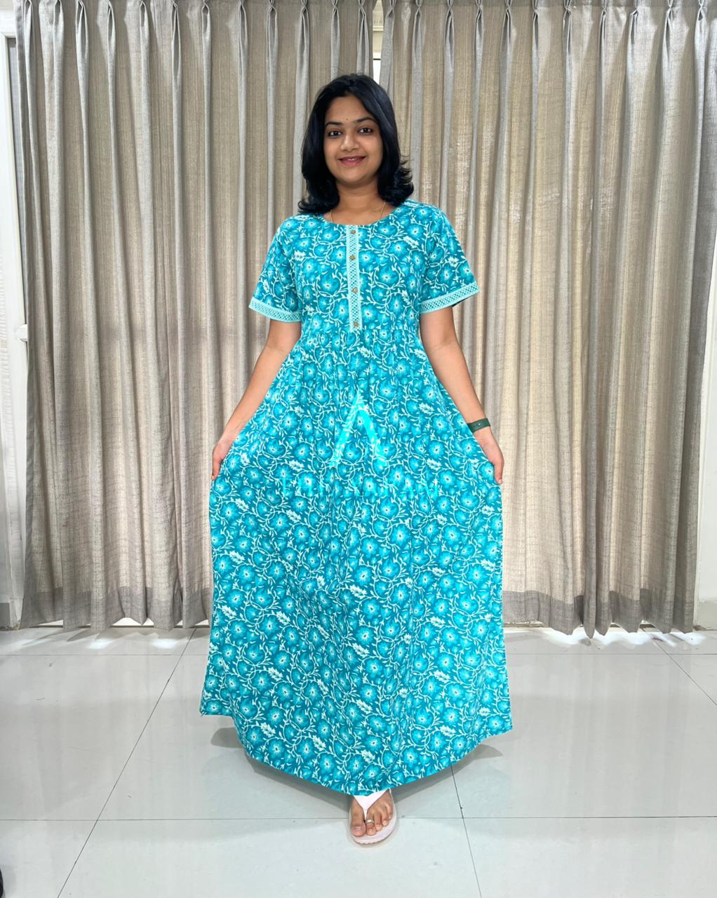 Aqua Blue Comfort Maxi