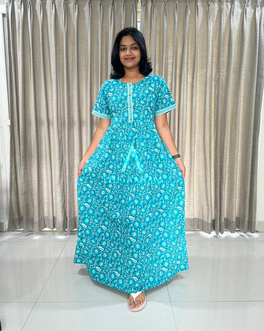 Aqua Blue Comfort Maxi