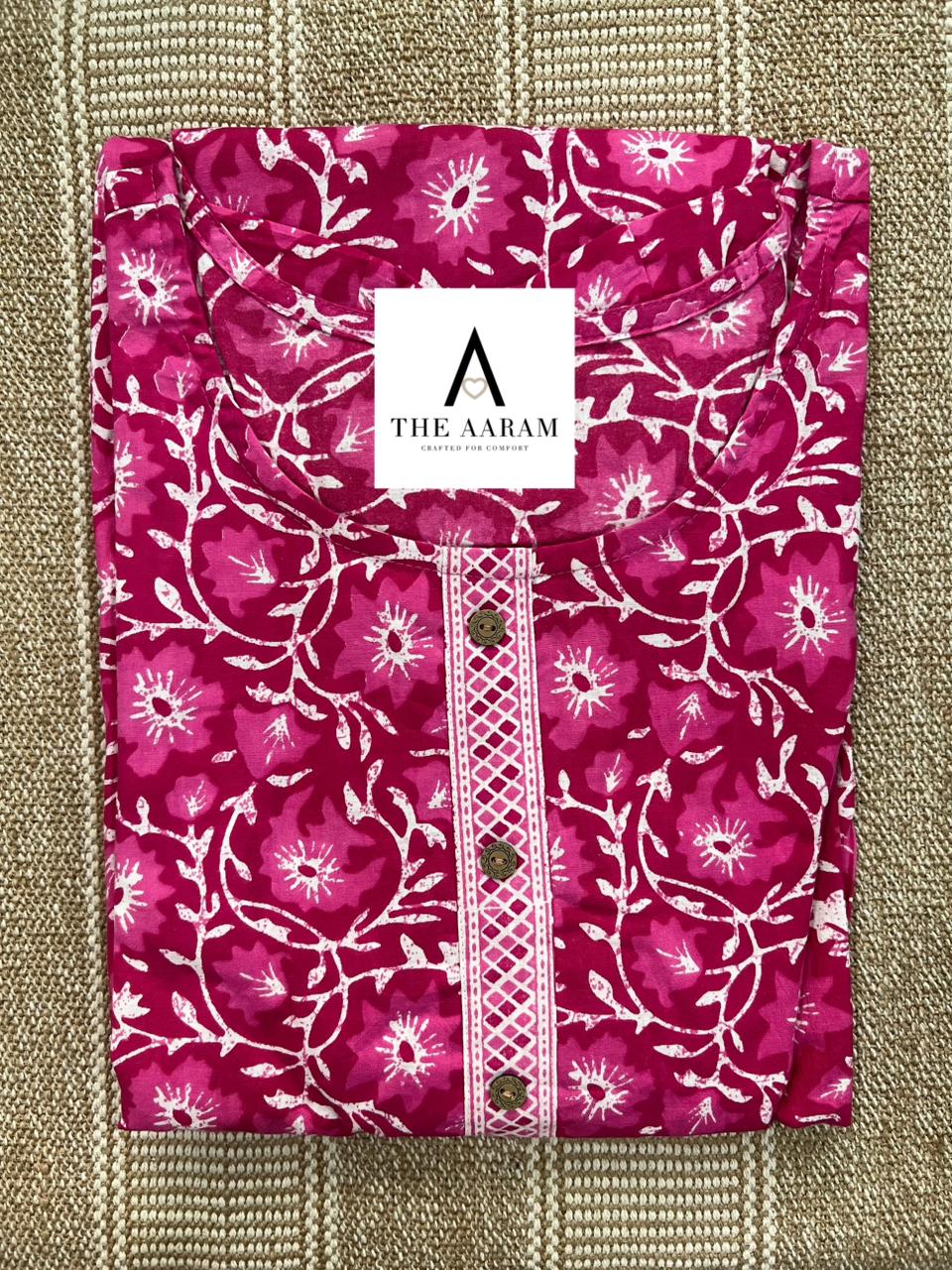 Rani Pink Bloom Comfort Maxi