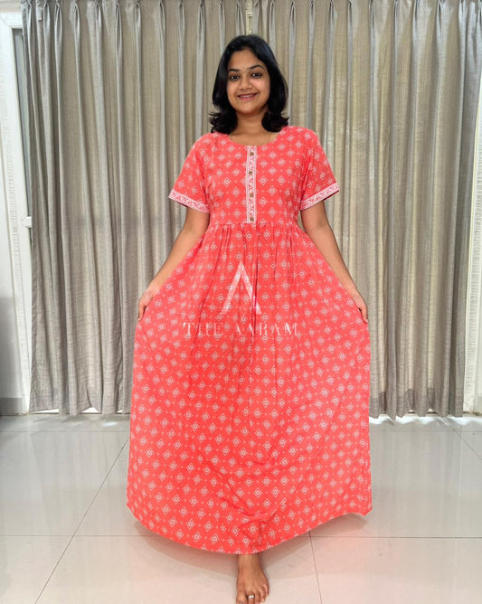 Coral Orange Comfort Maxi
