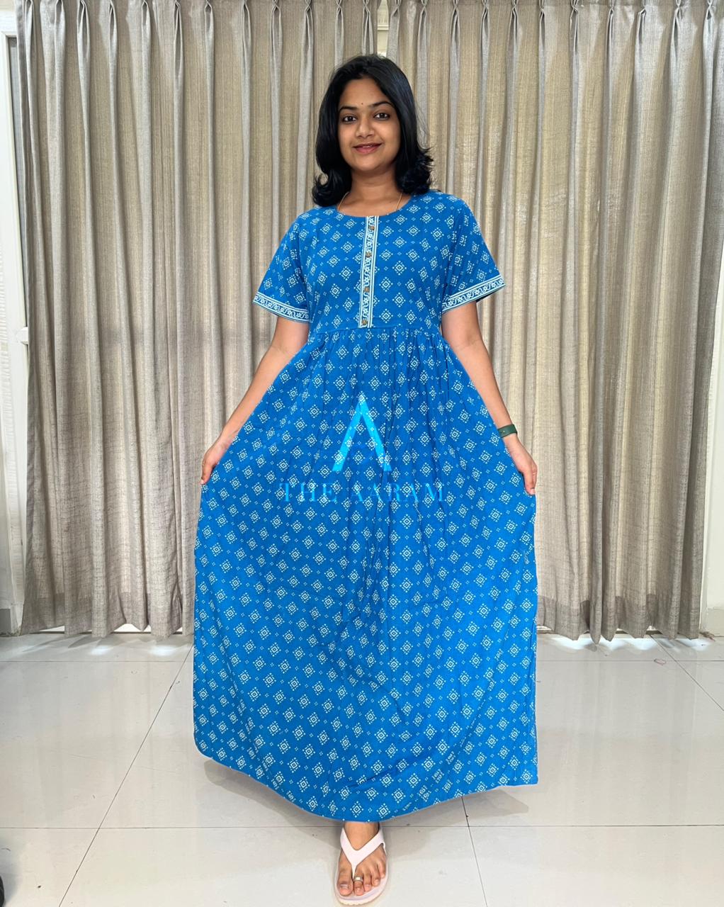 Denim Blue Comfort Maxi