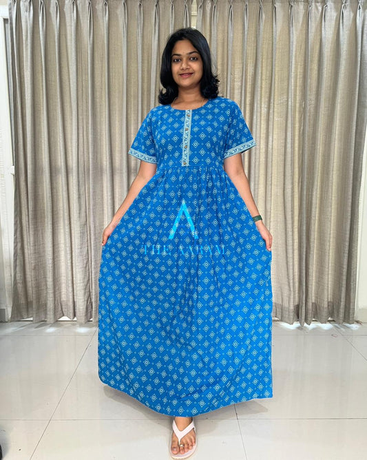 Denim Blue Comfort Maxi