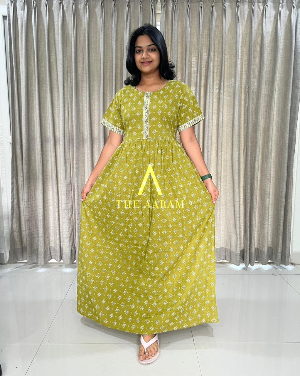 Olive Green Comfort Maxi
