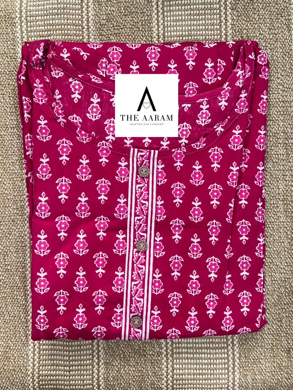 Rani Pink Jasmine Comfort Maxi