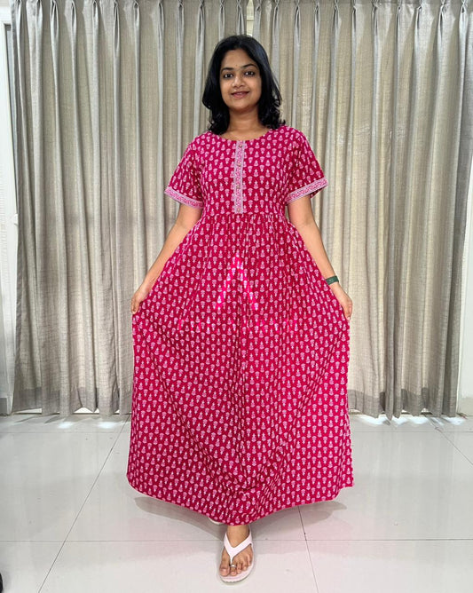 Rani Pink Jasmine Comfort Maxi