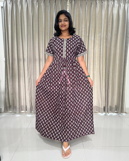 Coffee Brown Comfort Maxi