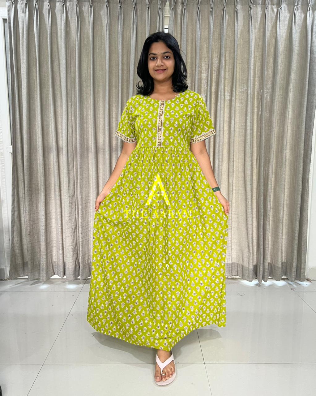 Lime Green Comfort Maxi