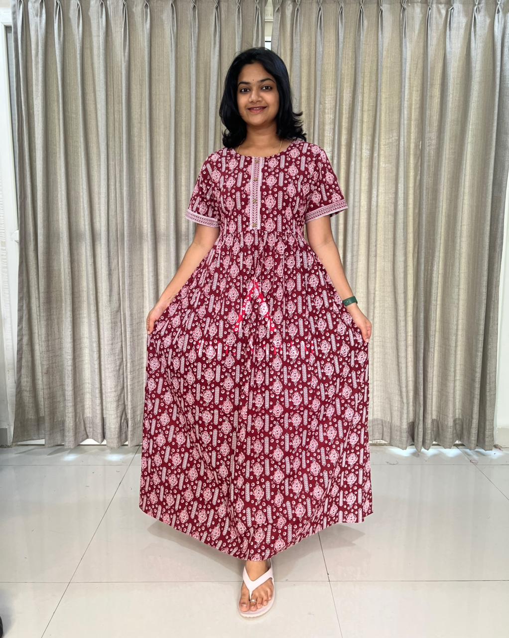 Maroon Comfort Maxi