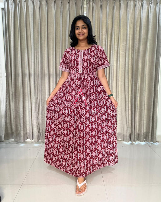 Maroon Comfort Maxi