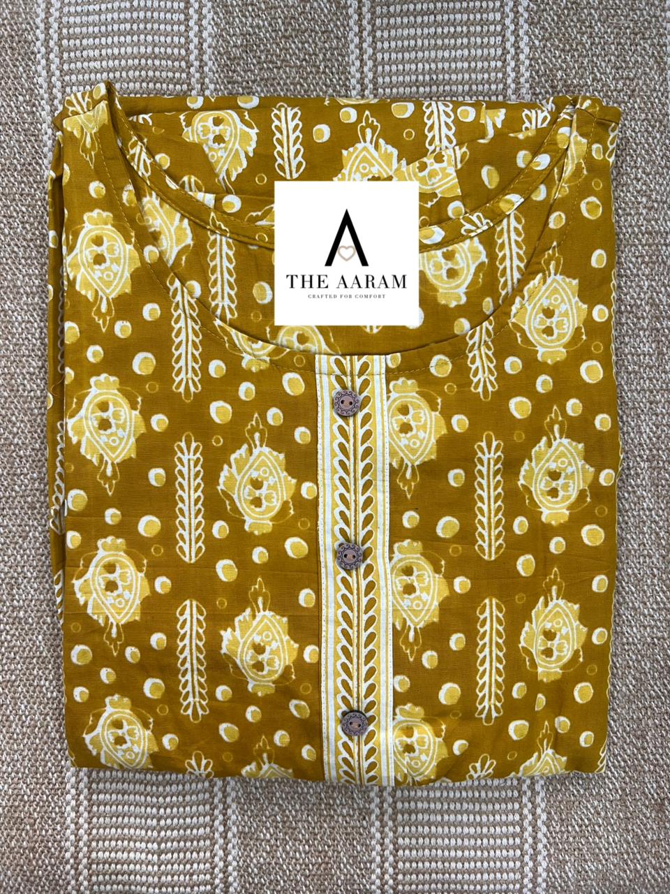 Mustard Yellow Heritage Comfort Maxi