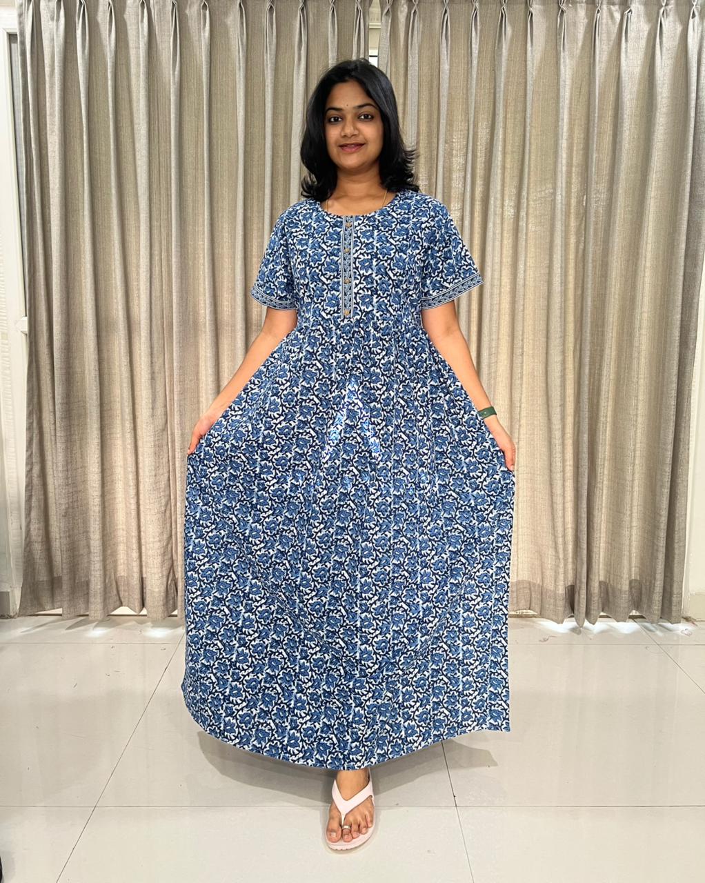 Dusty Blue Comfort Maxi