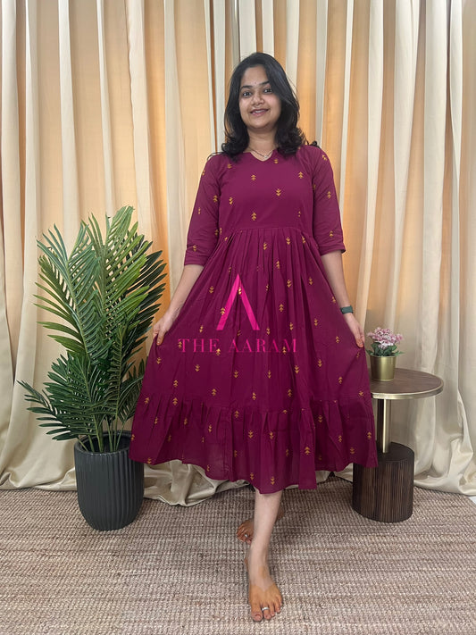 Ruhani Jamdhani Frock