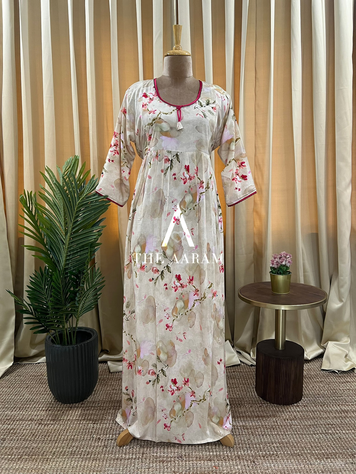 Blush Rayon Feeding Frock